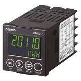 Power monitor, on-panel 48x48mm with LED display, single phase / 2-wire,three-phase / 3-wire, Compoway/F and Modbus KM501001M