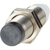 Proximity switch, E57G General Purpose Serie, 1 NC, 3-wire, 10 - 30 V DC, M18 x 1 mm, Sn= 12 mm, Non-flush, NPN, Stainless steel, Plug-in connection M