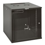Wallmount fix cabinet Linkeo 19 inches 6U 600mm width 600mm depth flatpack
