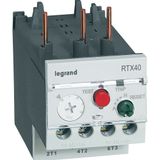 Thermal overload relay RTX³ 40 - 28 to 40 A - for CTX³ 22 and 40 - non diff.
