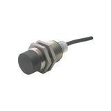 Proximity switch, E57 Premium+ Series, 1 NC, 3-wire, 6 - 48 V DC, M30 x 1 mm, Sn= 22 mm, Semi-shielded, PNP, Stainless steel, 2 m connection cable