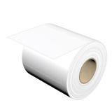 Device marking, Self-adhesive, halogen-free, 101 mm, Polyester, white
