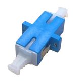 FO Coupler SC-Simplex, Plastic, Singlemode, zirc,flange,blue