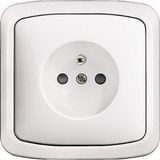 5518A-W2349 C Single socket outlet with pin + cover