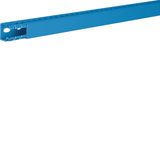 Slotted panel trunking made of PVC BA7 25x25mm blue