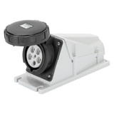 90° ANGLED SURFACE-MOUNTING SOCKET-OUTLET - IP67 - 3P+N+E 125A 480-500V 50/60HZ - BLACK - 7H - SCREW WIRING
