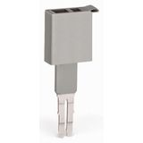 Test plug 6 mm wide Nominal current 24 A gray