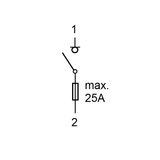 Switch-disconnector D02, series ARROW S, 1-pole, 25A