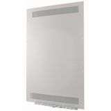 Front plate (section high), ventilated, W=1200mm, IP31, grey