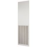 Rear wall ventilated, for HxW = 1600 x 425mm, IP42, grey