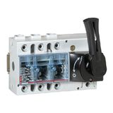 Isolating switch Vistop - 125 A - 3P - front handle, black - 7. 5 modules