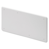 HIGH RESISTANCE SHOCKPROOF PLAIN LID - FOR PT/PT DIN AND PT DIN GREEN WALL BOXES - 152X98 - IP40 - WHITE RAL9016