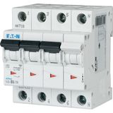 Miniature circuit breaker (MCB), 40 A, 3p+N, characteristic: B, 6 kA