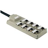Sensor-actuator passive distributor (with cable), complete module, Fix