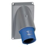 Panel appliance inlet Hypra - IP 44 - 200/250 V~ - 32 A - 2P+E - plastic