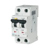 RCD/MCB combination, 25 A, 300 mA, MCB trip characteristic: C, 2p, RCD trip characteristic: A