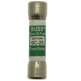 Fuse-link, low voltage, 25 A, AC 480 V, DC 300 V, 41.2 x 10.4 mm, G, UL, CSA, time-delay