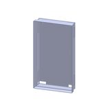 Wall box, 3 unit-wide, 28 Modul heights