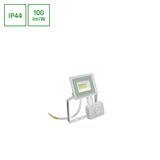 NOCTIS LUX 3 FLOODLIGHT 10W CW 230V IP44 114x150x53mm WHITE with PIR sensor