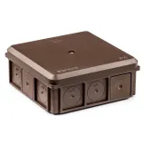 Surface junction box NSW90x90 brown