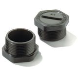 Ex sealing plugs (plastic), M 12, 10 mm, Polyamide 6, Silicone