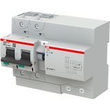 Residual current breaker RCBO DS800 range 50kA, 2P, curve C, 125A, 100