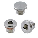 Ex sealing plugs (metal), 1/2" NPT, 15.5 mm, Stainless steel 1.4404
