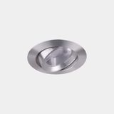 Downlight PLAY 6° 8.5W LED warm-white 3000K CRI 90 8º ON-OFF Satin aluminium IN IP20 / OUT IP23 549lm