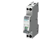 RCBO compact 1P+N 6 kA type AC 30 mA B13