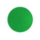 Button plate, flush, green