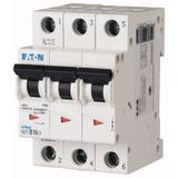 Miniature circuit breaker (MCB), 1 A, 3p, characteristic: C