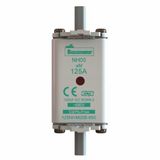 Fuse-link, low voltage, 100 A, AC 690 V, NH00, aM, IEC, dual indicator