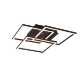 Mobile LED ceiling lamp matt black