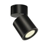 SUPROS CL ceiling light,round,black,3520lm,4000K,SLM LED