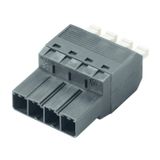 PCB plug-in connector (wire connection), 7.62 mm, Number of poles: 4, 