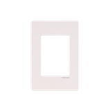 N1373 BL Frame - 3-gang / 3-modules - White