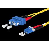 OpDAT patch cord SC-D/LC-D OS2, 1.0 m