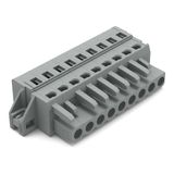 1-conductor female connector CAGE CLAMP® 2.5 mm² gray