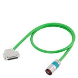 Signal cable pre-assembled for incr. encoder with C/D tracks in 6FX8002-2CN20-1AF0