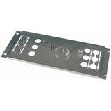 Mounting plate, +mounting kit, for NZM3, horizontal, 3p, HxW=200x600mm