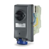 INTERLOCK.SOCKET 2P+E IP66/IP67 16A 7h