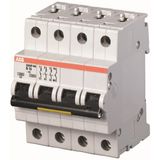 S203P-D1NA Miniature Circuit Breaker - 3+NP - D - 1 A