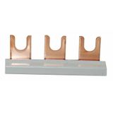 Busbar for Class II (C) Arr., 3x, insulated, for TN-C system