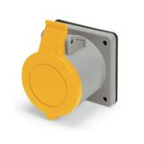 RECEPTACLE 16A 2P 3W 4h IP44 100-130V