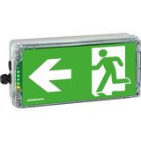 EX-protected emerg.luminaire EXIT 2 N zone2/22 LED3h 230V AC