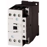 Contactor, 3 pole, 380 V 400 V 11 kW, 1 N/O, 208 V 60 Hz, AC operation, Screw terminals