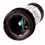 Indicator light, Flat, Screw connection, Lens Without lens, LED Blue, 230 V AC