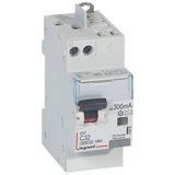 Monoblock differential circuit breaker DX³6000 10kA high inlet screw automatic high outlet U+N 230V~ - 32A - typeAC 300mA