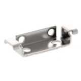 Mounting bracket for 10 mm wide sensor amplifiers, surface mount with