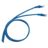 Patch cord RJ45 category 6 F/UTP screened PVC 2 meters